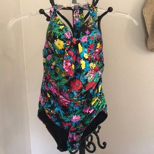 NWOT Seafolly Australia one piece floral swimsuit
